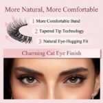 🏆 Last Day Special Price £9.99 ! 🔥 Buy One Get One Free 🎁  💐Waterproof & Reusable Self-Adhesive Eyelashes