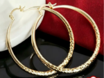 🎉BUY 1 GET 1 FREE🎁Diamond-Cut Hoop Earrings for Women – Elegant, Sparkling 💎 - Image 16