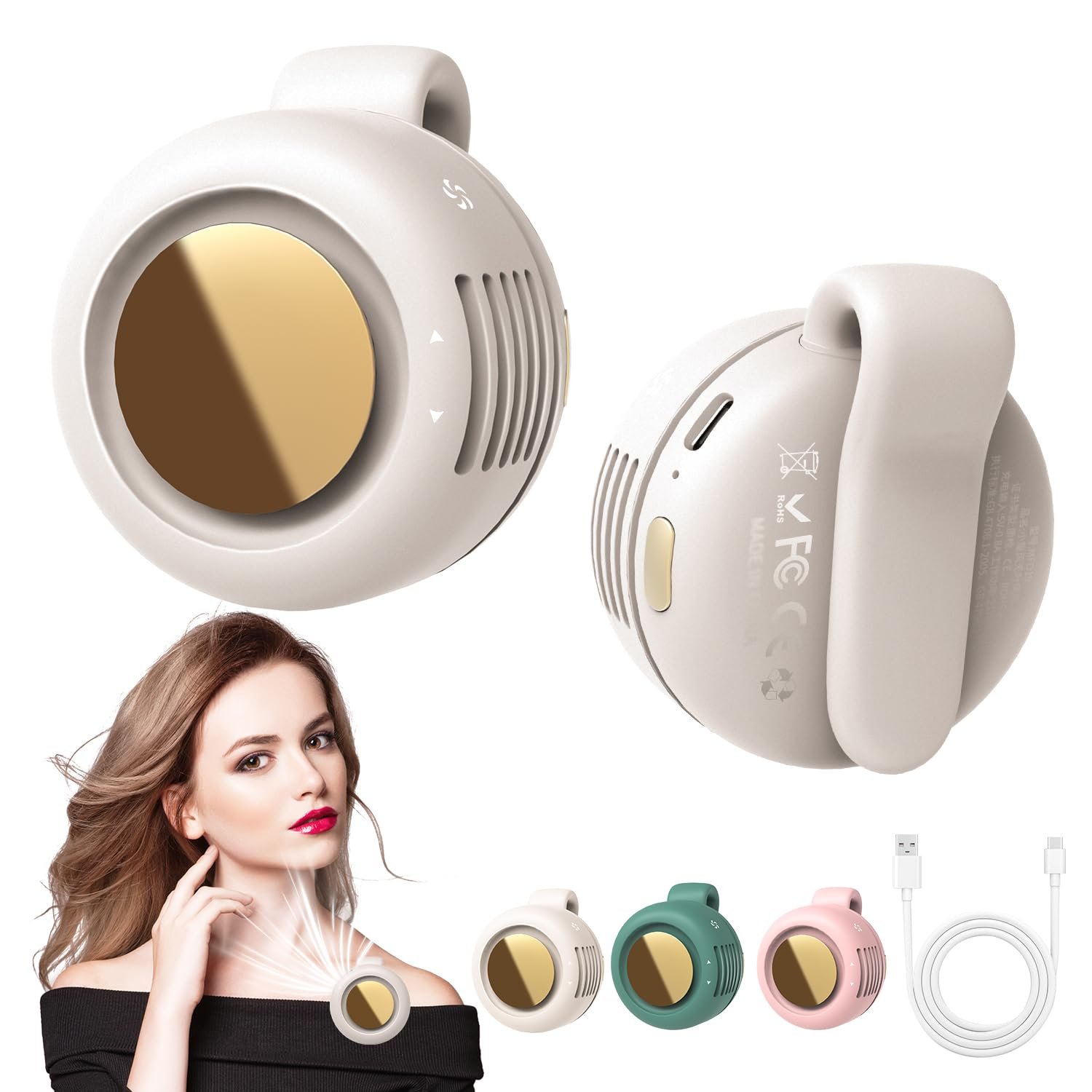 54d49a0ee9ed31bb512055e86c1e8cd64dafd4f8.jpg 360° Rotatable Portable Mini Clip-on Fan - Image 1