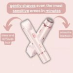 🏖️LAST DAY SALE ONLY ￡11.99!!🌸Akunbem🇬🇧 Rechargeable Women’s Trimmer ⚡  Dual Heads • IPX7 Waterproof • Painless Precision for Face, Bikini & Body 💧 - Image 10