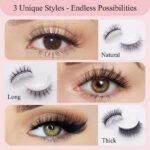 🏆 Last Day Special Price £9.99 ! 🔥 Buy One Get One Free 🎁  💐Waterproof & Reusable Self-Adhesive Eyelashes - Image 9