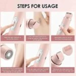 🏖️LAST DAY SALE ONLY ￡11.99!!🌸Akunbem🇬🇧 Rechargeable Women’s Trimmer ⚡  Dual Heads • IPX7 Waterproof • Painless Precision for Face, Bikini & Body 💧 - Image 12