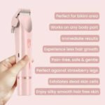 🏖️LAST DAY SALE ONLY ￡11.99!!🌸Akunbem🇬🇧 Rechargeable Women’s Trimmer ⚡  Dual Heads • IPX7 Waterproof • Painless Precision for Face, Bikini & Body 💧 - Image 13