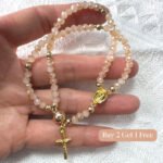 Double-Wrap Rosary Beaded Bracelet - Image 15