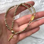 Double-Wrap Rosary Beaded Bracelet - Image 21
