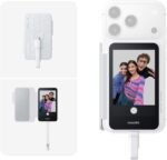Insta360 Snap Selfie Screen – 4K Magnetic Selfie Monitor for iPhone, Rear Camera Preview Screen for Vlogging & Content Creation | Limited Time Offer