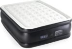 Air Mattress - 18" Inflatable Blow Up Airbed with Built-in High Capacity Pump, Double Height, Non-Slip Bottom Design, Weight Capacity 660 lbs Air Bed for Home or Camping