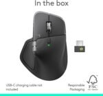 Logitech MX Master 4 Ergonomic Wireless Mouse with Haptics - Graphite - Image 6