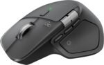Logitech MX Master 4 Ergonomic Wireless Mouse with Haptics - Graphite