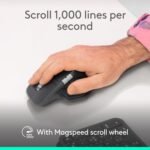 Logitech MX Master 4 Ergonomic Wireless Mouse with Haptics - Graphite - Image 13