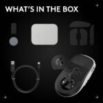 Logitech G PRO X2 SUPERSTRIKE Wireless Gaming Mouse - Black/White - Image 6