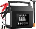 2026 All-Season Savior – 4000A Car Jump Starter with 150PSI Tire Inflator, 15000mAh Power Bank & LED Light, Reliable in -20°F, Compatible with Most Cars & Trucks, For All Driving Situations