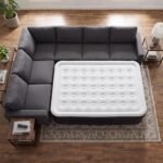 Air Mattress - 18" Inflatable Blow Up Airbed with Built-in High Capacity Pump, Double Height, Non-Slip Bottom Design, Weight Capacity 660 lbs Air Bed for Home or Camping - Image 8