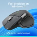 Logitech MX Master 4 Ergonomic Wireless Mouse with Haptics - Graphite - Image 15