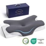 Cervical Cooling Memory Foam Pillow – Adjustable Ergonomic Neck Support Pillow for Side, Back & Stomach Sleepers