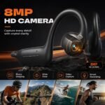 E12 Smart Bone Conduction Headphones with 8MP Camera 8GB Video Recording Wireless Sport Earphones AI Translation Cycling Headset - Image 2