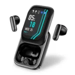 Vision Buds Wireless Bluetooth Earbuds with Smart HD Display, 40H Playtime, ENC Clear Calls, Deep Bass, Low Latency Gaming Mode & Fast Charging