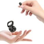 SK19 Sleep Earbuds for Side Sleepers,Invisible Smallest Wireless Bluetooth Earphones,Hidden Headset for Small Ears,Earbuds with Mic for Phone
