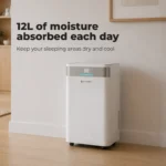 Sterra Ray™ 12L Compact Dehumidifier for Home, Powerful Moisture Removal & Mold Prevention, Indoor Air Quality Dehumidifier for Bedroom & Small Spaces - Image 5