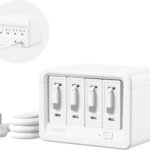 12-in-1 Desktop Charging Station, 160W USB Retractable GaN Charger