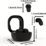 SK19 Sleep Earbuds for Side Sleepers,Invisible Smallest Wireless Bluetooth Earphones,Hidden Headset for Small Ears,Earbuds with Mic for Phone - Image 3