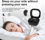 SK19 Sleep Earbuds for Side Sleepers,Invisible Smallest Wireless Bluetooth Earphones,Hidden Headset for Small Ears,Earbuds with Mic for Phone - Image 7
