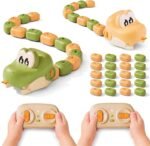 Magnetic Snake Game Toy Eating Itself with Sound & Light for Boys