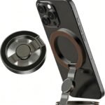 Magnetic Phone Stand Fidget Spinner, Dual Sided Magnet Rings Phone Holder