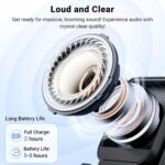 Induction Speaker with Phone Stand 5 in 1 Wireless Bluetooth Audio, Phone Speaker Amplifier for iPhone & Android with RGB Light and USB Wired Charging - Image 5