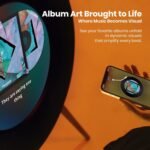 Record R1 Award-Winning Vinyl Bluetooth Speaker, 21.5" Display with Dynamic Lyrics & Album Art, 2.1 Hi-Fi Stereo by Jamo, Wi-Fi & BT 5.1, Premium Home Audio Décor - Image 8
