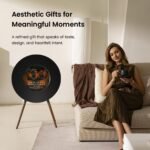 Record R1 Award-Winning Vinyl Bluetooth Speaker, 21.5" Display with Dynamic Lyrics & Album Art, 2.1 Hi-Fi Stereo by Jamo, Wi-Fi & BT 5.1, Premium Home Audio Décor - Image 7
