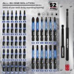 80-Piece Premium Magnetic Impact Nut Driver Set Metric & SAE with Socket Adapters, Bit Holder, Wing Nut Driver, Universal Sockets, Quick Release Extension, Power Bits - Image 9