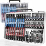 80-Piece Premium Magnetic Impact Nut Driver Set Metric & SAE with Socket Adapters, Bit Holder, Wing Nut Driver, Universal Sockets, Quick Release Extension, Power Bits - Image 10