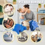 Pet Hair Remover for Laundry, Reusable Dog & Cat Hair Remover Tool, Effectively Removes Pet Hair, Lint and Dander from Bedding and Clothing, Suitable for Washing Machines, Dryers 6PCS - Image 2