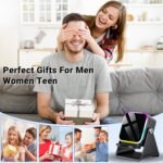 Induction Speaker with Phone Stand 5 in 1 Wireless Bluetooth Audio, Phone Speaker Amplifier for iPhone & Android with RGB Light and USB Wired Charging - Image 9