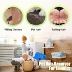 Pet Hair Remover for Laundry, Reusable Dog & Cat Hair Remover Tool, Effectively Removes Pet Hair, Lint and Dander from Bedding and Clothing, Suitable for Washing Machines, Dryers 6PCS - Image 9