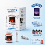 Smart Flame Humidifier with Multicolor Ambient Lighting, Ultra-Quiet Operation, Automatic Humidity Control & Easy Top-Fill Design for Bedroom and Office - Image 2