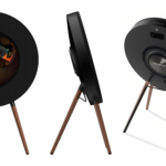 Record R1 Award-Winning Vinyl Bluetooth Speaker, 21.5" Display with Dynamic Lyrics & Album Art, 2.1 Hi-Fi Stereo by Jamo, Wi-Fi & BT 5.1, Premium Home Audio Décor