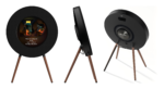 Record R1 Award-Winning Vinyl Bluetooth Speaker, 21.5" Display with Dynamic Lyrics & Album Art, 2.1 Hi-Fi Stereo by Jamo, Wi-Fi & BT 5.1, Premium Home Audio Décor
